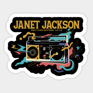 Janet Jackson Vintage Tour Concert Sticker